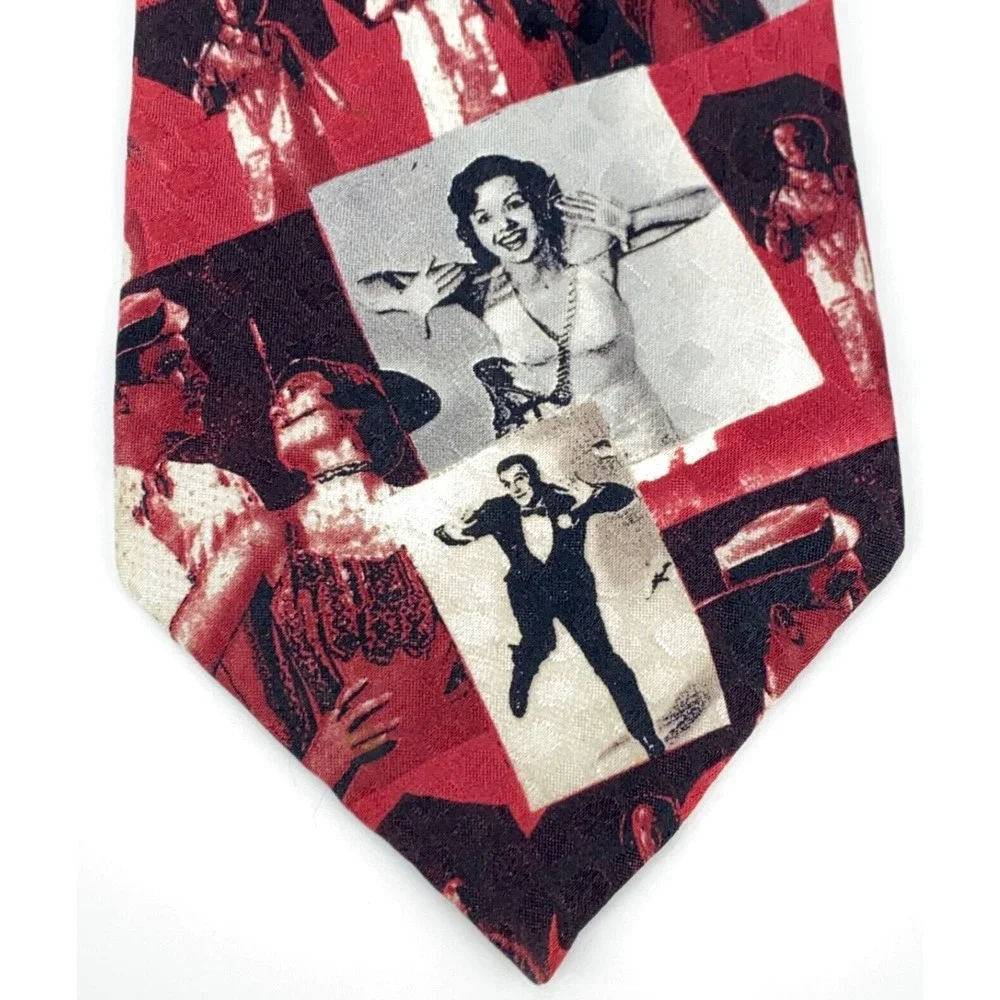 American Film Classics 1992 Singin' In The Rain 100% Silk Mens Necktie - Read